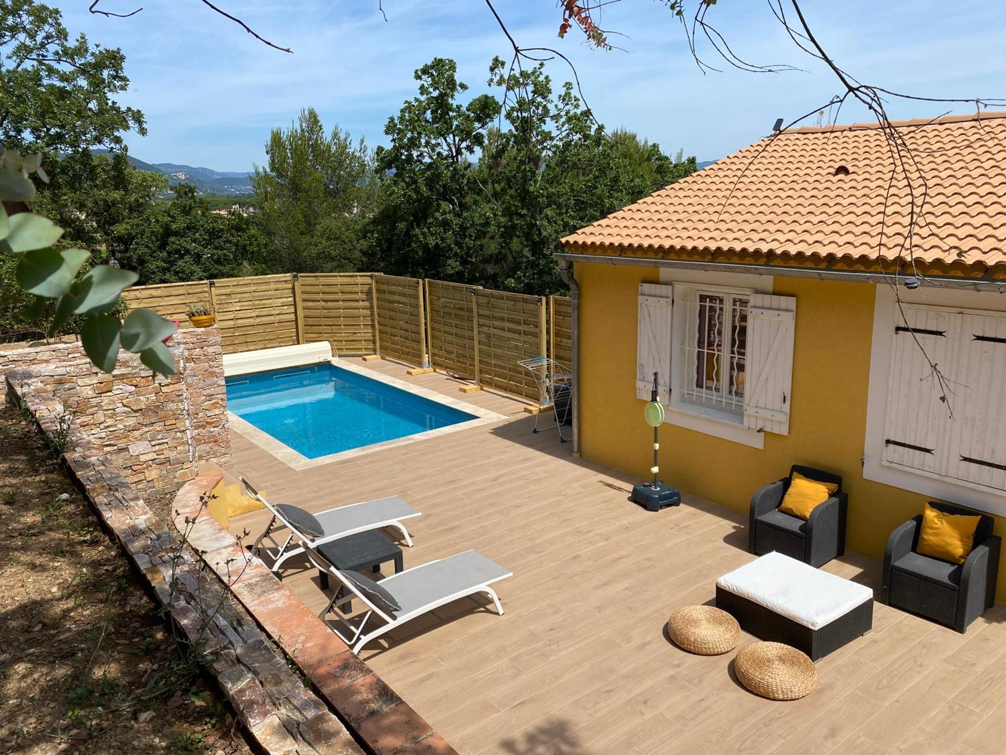Magnifique Villa Avec Piscine, Sauna Et Hammam La Crau Exterior foto